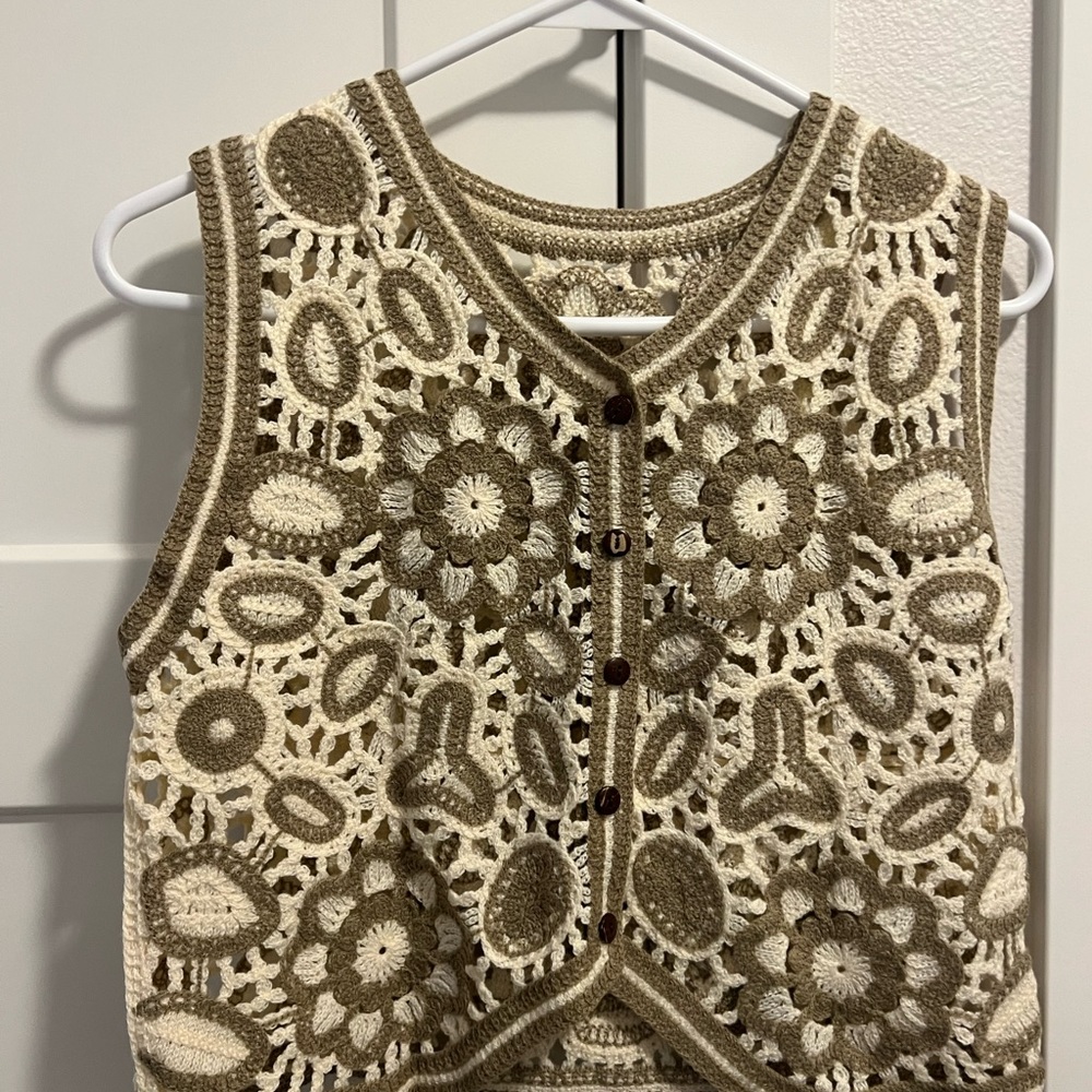 Crochet vest